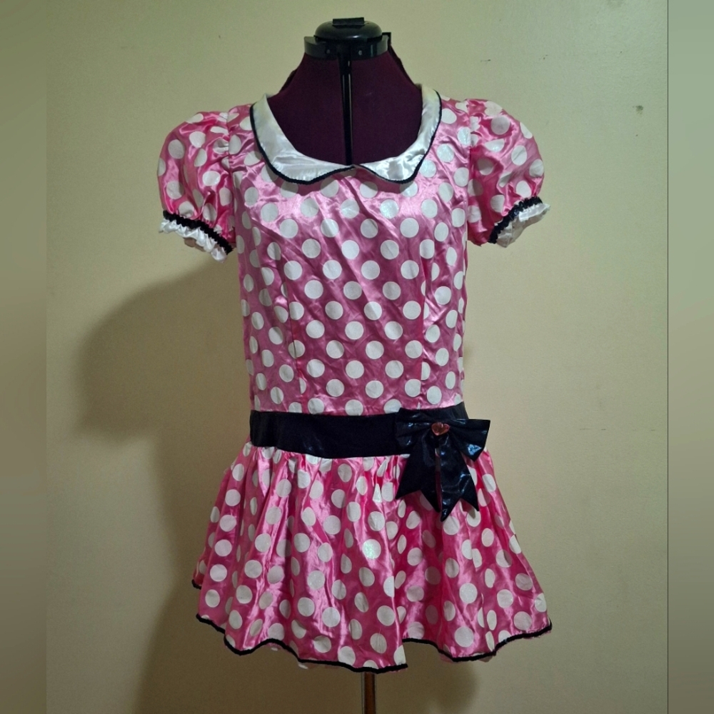 Minnie Mouse pink costume Disney cosplay Junior Sized 11-13
